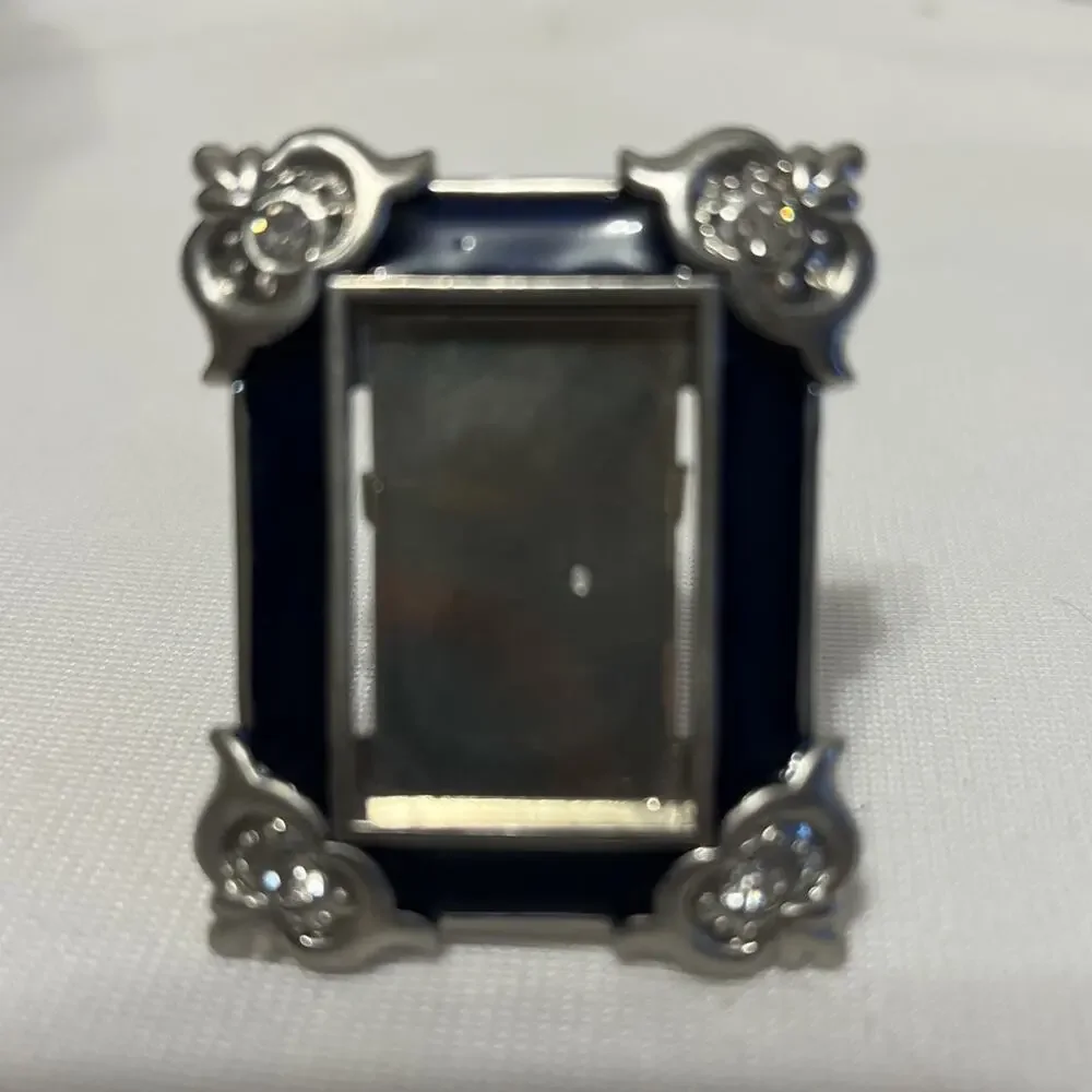 Jay Strongwater Mini Frame Crystal Accents 1.5 Inches Tall